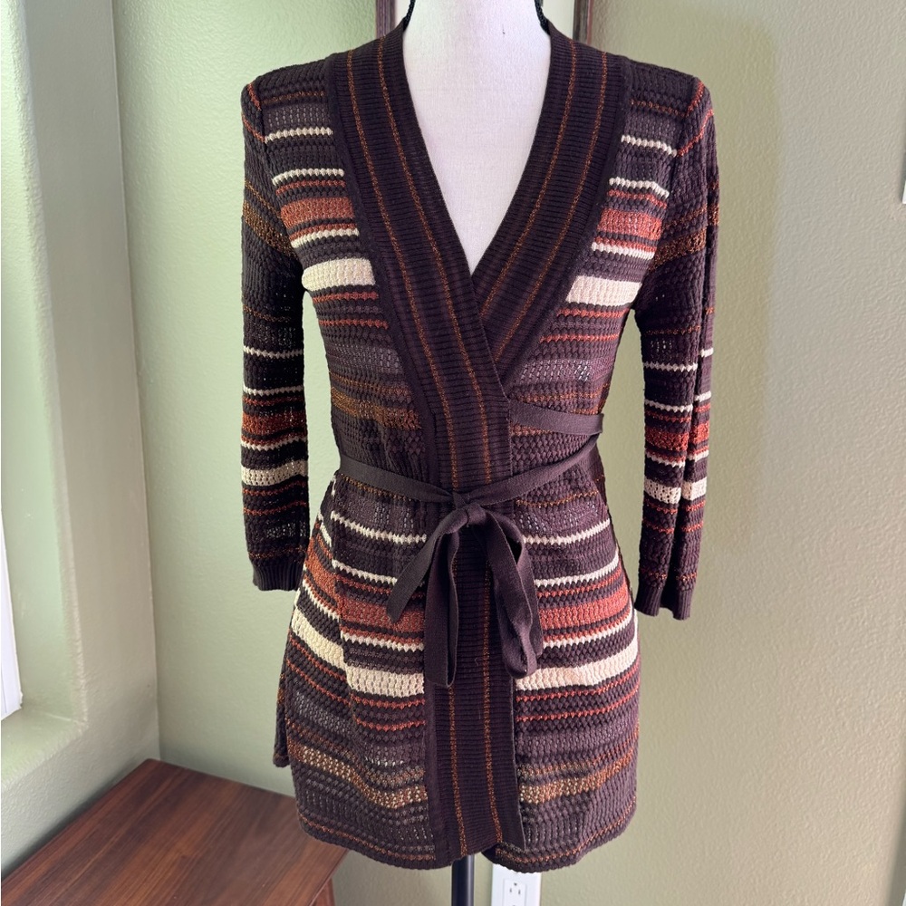 M Missoni Knit Cardigan with Belt